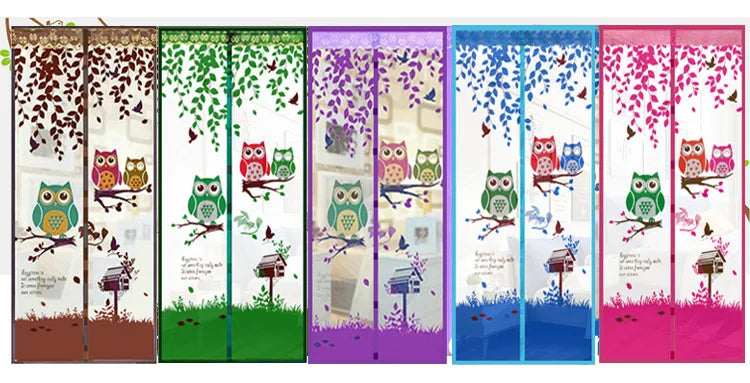 Mesh Door Curtain Magnetic Curtains Hands-free Anti Mosquito Insect Fly Bug Curtain Net Automatic Closing Window Screen Kitchen
