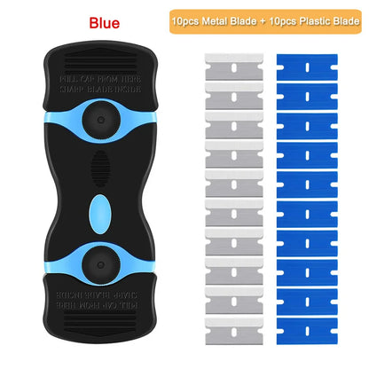 Razor Scraper Car Window Film Glue Cleaner Blade Tint Ceramic Glass Wrap Sticker Remover Kitchen Home Squeegee Tool