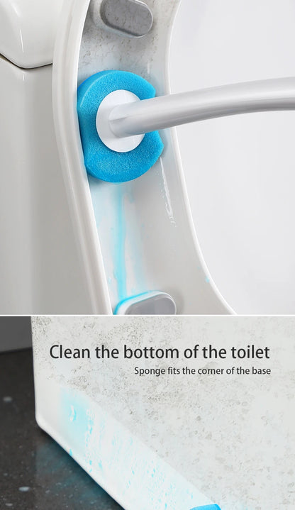 Disposable Toilet Brush Without Dead Angle Cleaning Tools Household Long Handle Cleaner Brush Bathroom Accessories For Toilet
