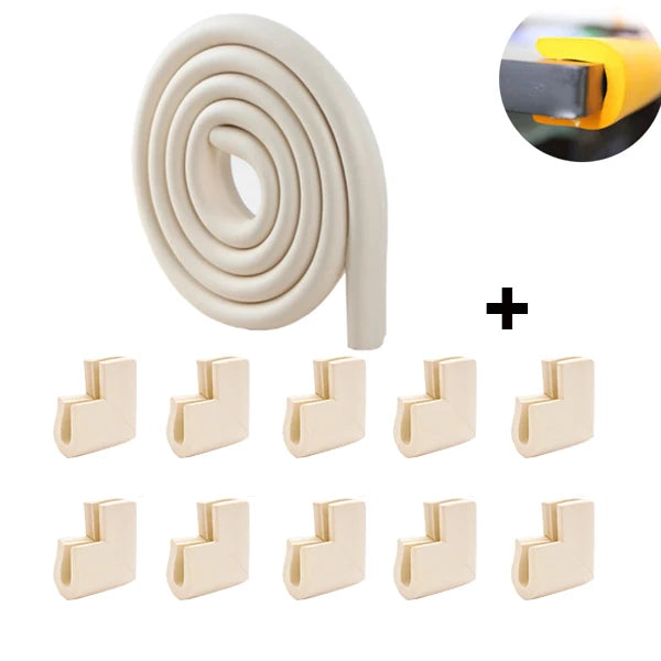2M Child Protection Equipment Baby Safety For Children Furniture Angle Edge Corner Protector U Shape Design Glass Table Tapes