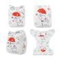 U Pick ALVABABY Digital Position Cloth Diapers Baby Reusable Modern Cloth Nappy for Baby with 1pc Microfiber Insert
