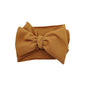 Solid Baby Headband Adjustable Big Bowknot Hair Band Oversize Turban Newborn Headwear For Baby Girls Fashion Hair Accessories