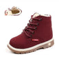 Children Casual Shoes Autumn Winter Boots Boys Shoes Fashion Leather Soft Antislip Girls Boots 21-30 Sport Running Shoes
