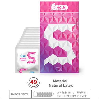 Mingliu 50pcs 49mm Tight Condoms Male Penis Sleeving Sexual Small Condom Erotic Sex Toys Sex Shop Intimate Goods for Men On Sale