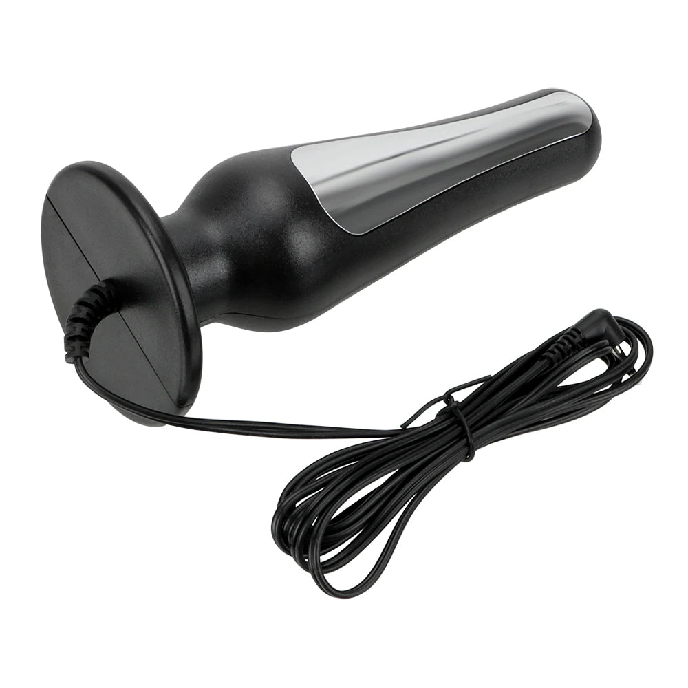 Electro Shock Anal Vaginal Plug Jump Egg Dildo Butt Plug Stimulator E-Stim Prostate Massager Electricity Accessory BDSM Sex Toy