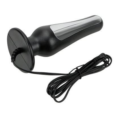 Electro Shock Anal Vaginal Plug Jump Egg Dildo Butt Plug Stimulator E-Stim Prostate Massager Electricity Accessory BDSM Sex Toy