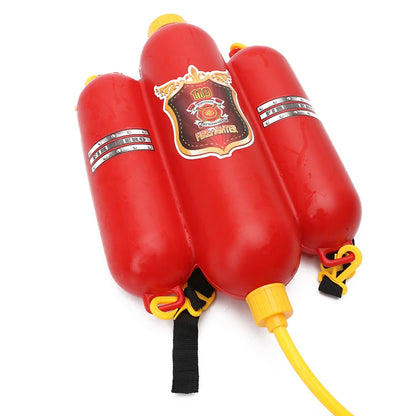 Kids Beach Toys Watergun Children Fireman Backpack Nozzle Water Gun Beach Outdoor Toy Extinguisher Soaker Toys for Boy Children
