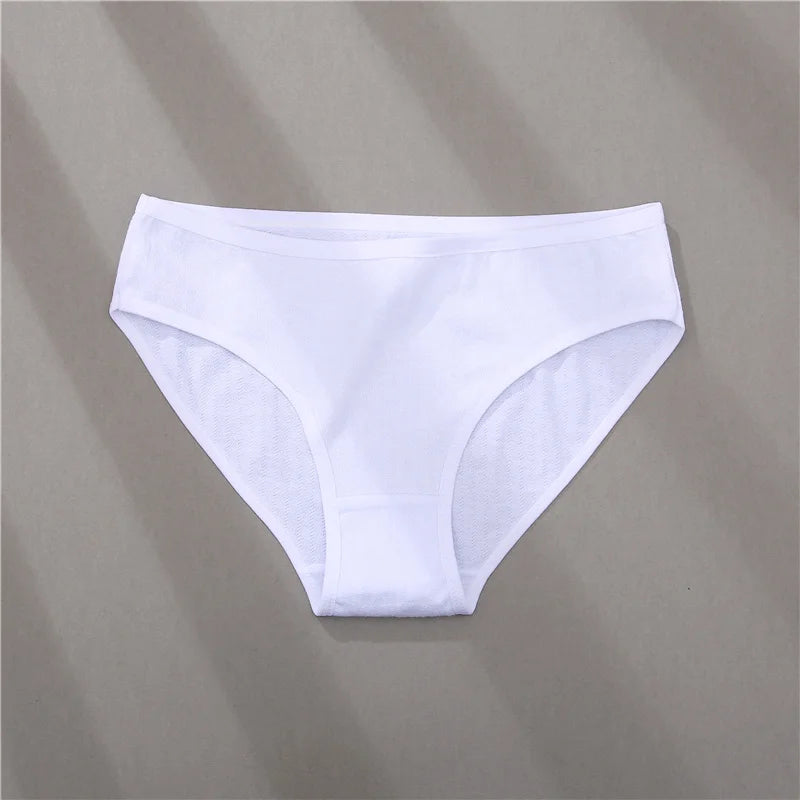 Cotton Panties Jacquard Design Pattern Women Panties Underwear Sexy Female Lingerie Briefs Solid Color Intimate Pantys for Woman