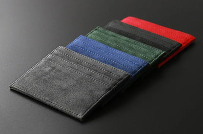 YMW ALCANTARA Card Holder Women & Man Turn fur Luxury Artificial Leather Slim Card Mini Wallet Small Thin Card Package