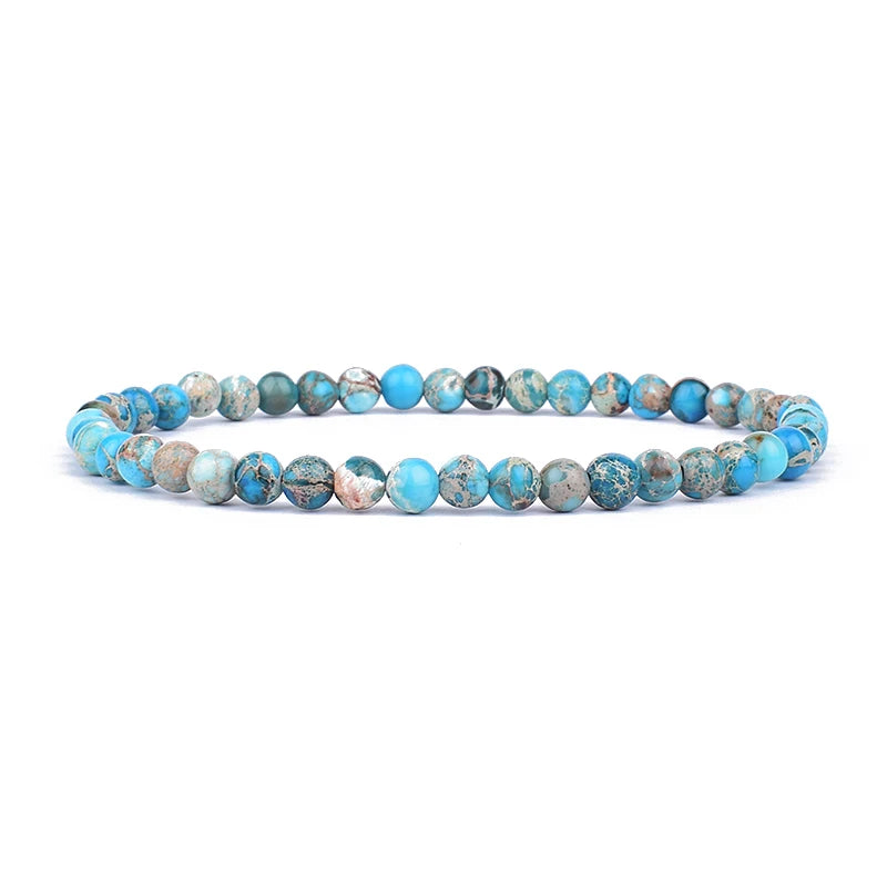 4mm 6mm Mini Energy Charm Bracelet Natural Stone Beads Yoga Healing Bracelet Jewelry for Women Men Best Friend Gift Dropshipping