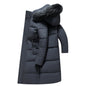 2022 New Men Thickened Down Jacket -30 Winter Warm Down Coat Jacket Men Fashion Long White Duck Hooded Down Parkas Plus Size 4XL