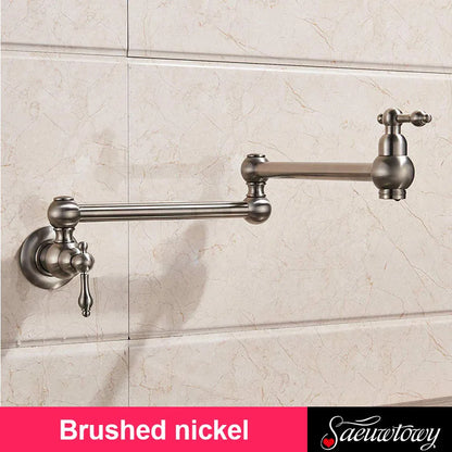 One-Handle Bathroom Kitchen Faucet Single Hole Cold Water Folding Wash Basin Tap Bathroom Balcony Are Available