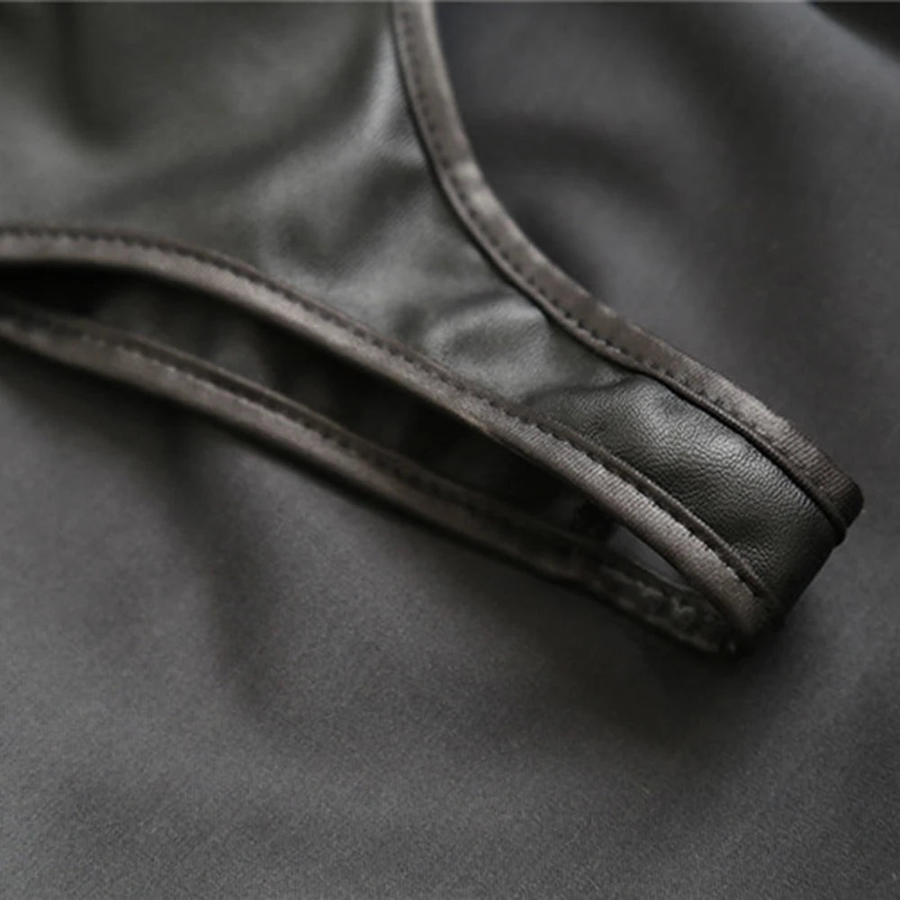 SM Products Adult Toys Black Leather Bondage Set Bdsm Sex Erotic Fetish Mini Dress Porn Skirt Adult Games  Exotic Accessories