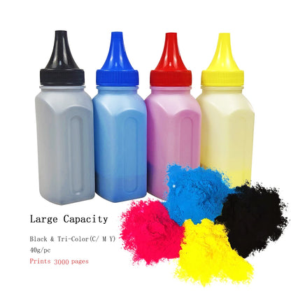 Refill Color Toner Powder 206 206A 207A Compatible for HP Color LaserJet Pro M282nw M283cdw M255dw M255nw M283fdw Cartridge