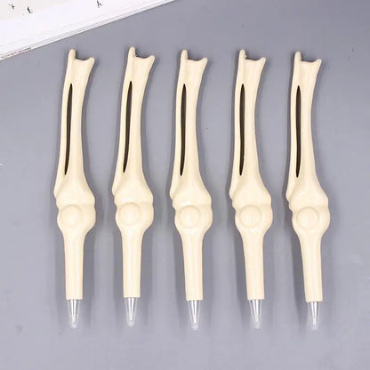 Jonvon Satone 50 Pcs Wholesale Bone Shape Ballpoint Pen Novelty Pen Writing Supplies Gifts School Office Stationery Blue Refill