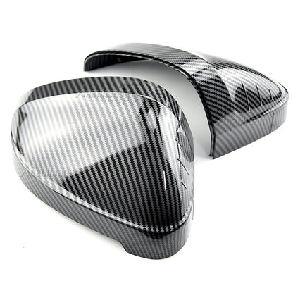 2pcs Glossy Black Side Rear View Rearview Mirror Replace Cap Cover For Audi A4 S4 RS4 B9 2016 -2020 A5 S5 RS5 8W6 Car Styling