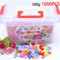 1000Pcs DIY Handmade Beaded Toy with Storage Box Creative Girl Jewelry Bracelet Jewelry Making Toys Children Gift
