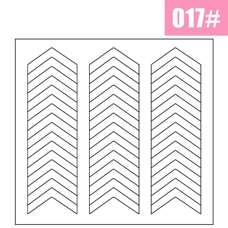 2pcs French Manicure Nail Wraps Stickers, Nail Art Form Fringe Tip Guides for DIY Nail Decoration
