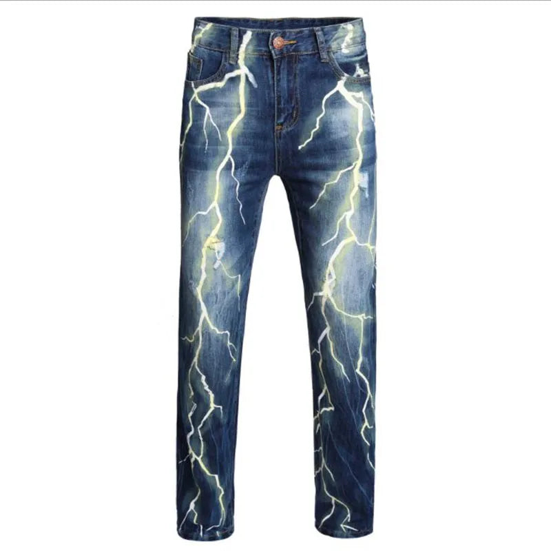 2022 New Fashion Mens Biker Jeans Punk Style Men Cargo Denim Pants  Zipper Pocket Motorcycle Jeans Male Pantalones Hombre