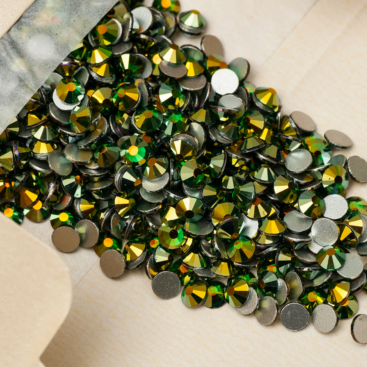 YANRUO 2058NoHF All Color SS16-SS30 Non Hot Fix Sewing Rhinestones Glass Crystal 3D Nail Art Rhinestones For Dress Clothes