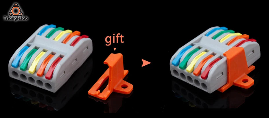 Trianglelab Mini Fast Wire Cable Connectors High Quality Cable Plug Line Connector Heater Thermistor MOTOR Line Extension