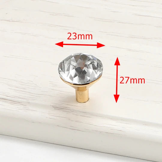 KAK Luxury Diamond Crystal Handles Shoebox Cabinet Handles Closet Door  Drawer Knobs Wardrobe Pulls Pullers With Screws Hardware