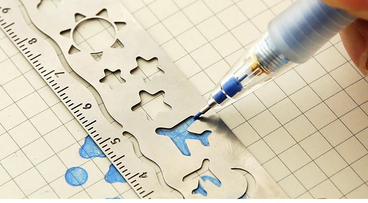 4 pcs/lot Cute Kawaii Creative Horse Birdcage Hollow Metal Bookmark Ruler For Student Gift School Supplies