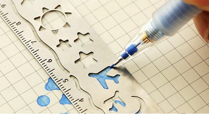 4 pcs/lot Cute Kawaii Creative Horse Birdcage Hollow Metal Bookmark Ruler For Student Gift School Supplies