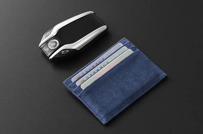 YMW ALCANTARA Card Holder Women & Man Turn fur Luxury Artificial Leather Slim Card Mini Wallet Small Thin Card Package
