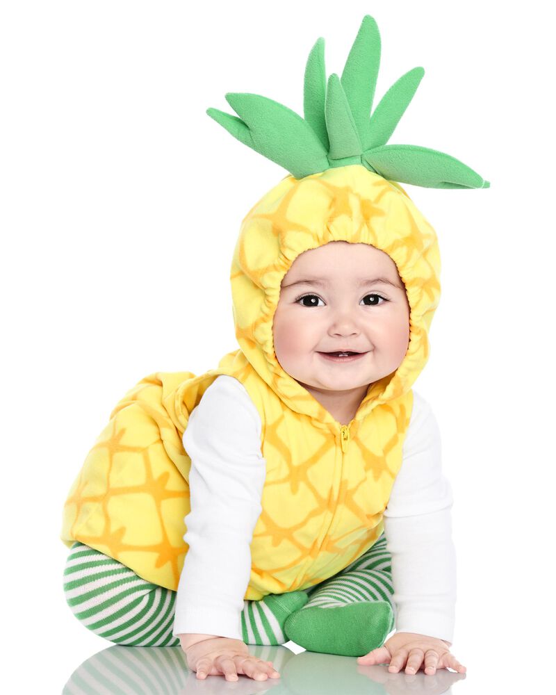 Ma&Baby 0-24M Pineapple Baby Romper Newborn Infant Boy Girl Jumpsuit Party Birthday Clothes With Leg Warmers Baby Costume