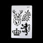 12 Design DIY Painting Template Wall Stencil Airbrush Scrapbook Coloring Embossing Album Diary Journal Drawing Copy Templates