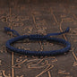 Tibetan Buddhist Bracelet Lucky Handmade Braided Adjustable King Kong Knot Red Thread Charm Bracelets for Women Men Couple Lover