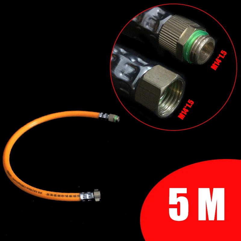 NuoNuoWell Plunger Pump High Pressure PVC Spray Hose Φ8.5x14mm Agriculture Pesticide Spray Garden Watering Pipe