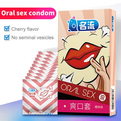 12/10pcs Fruit Ultra Thin Condoms Intimate Goods Sex Products Toys for Adults 18 Penis Sleeve Long-lasting Sex Toys For Men