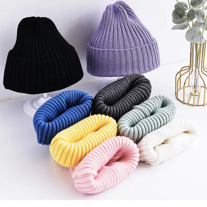 Kids Winter Hats for Newborn Boys Crochet Bonnet Toddler Girl Cap Children Baby Photography Props Boy Accessories Warmer Stuff