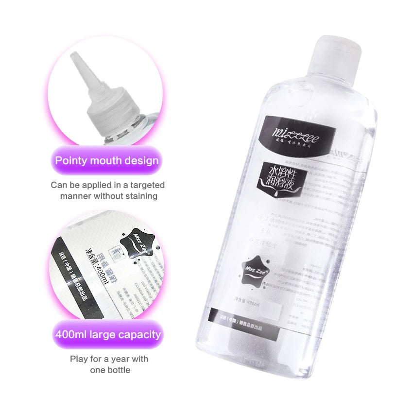 500/400ml Anal Lubrication Water-based Semen Sex Lubricant Love Gel Sex Lube Couples Gay Vaginal Oil Masturbation Toy Lubricants