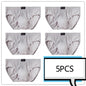 100% Cotton Briefs Mens Comfortable Underpants Man Underwear M/L/XL/2XL/3XL/4XL/5XL 5pcs/Lot Free & Drop Shipping