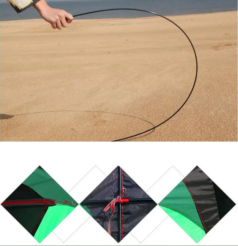 Outdoor Fun Large Delta Kites with 100m Handle Line Flying Toys for Children Kites Outdoor Sports Kites Professional Wind Kites