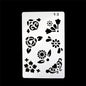 12 Design DIY Painting Template Wall Stencil Airbrush Scrapbook Coloring Embossing Album Diary Journal Drawing Copy Templates