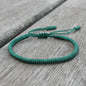 Tibetan Buddhist Bracelet Lucky Handmade Braided Adjustable King Kong Knot Red Thread Charm Bracelets for Women Men Couple Lover