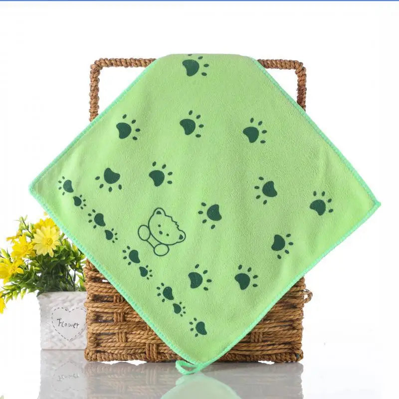 3 Pcs/Lot Baby Towel Cute Superfine Fiber Kid Bath Towels Washcloth Square Towel Children Kitchen Bathroom Wipe Wash Cloth Gift