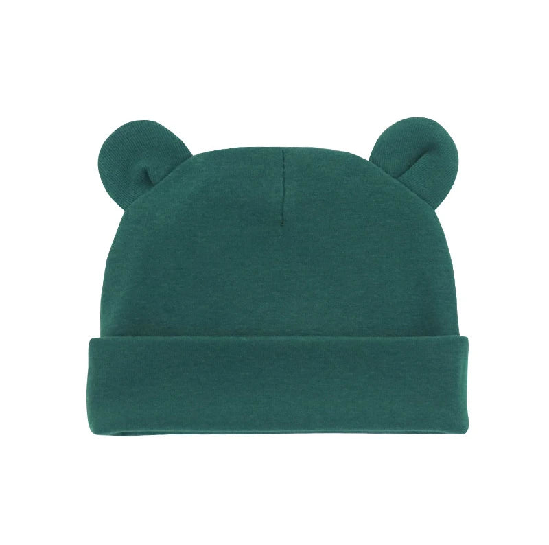 Soft Newborn Hat Baby Beanie Cotton Infant Bonnet Baby Cap for Girls Boys Kids Hats Newborn Photography Props Accessories 0-12M