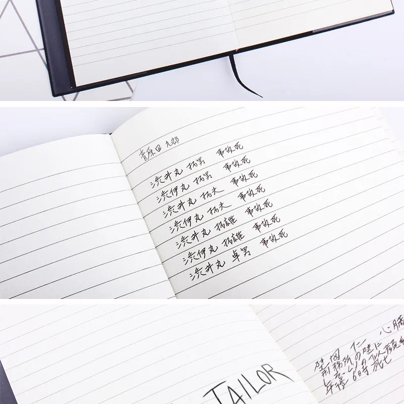 A5 Anime Death Note Notebook Set Leather Journal and Necklace Feather Pen Animation Art Writing Journal Death Note Notepad