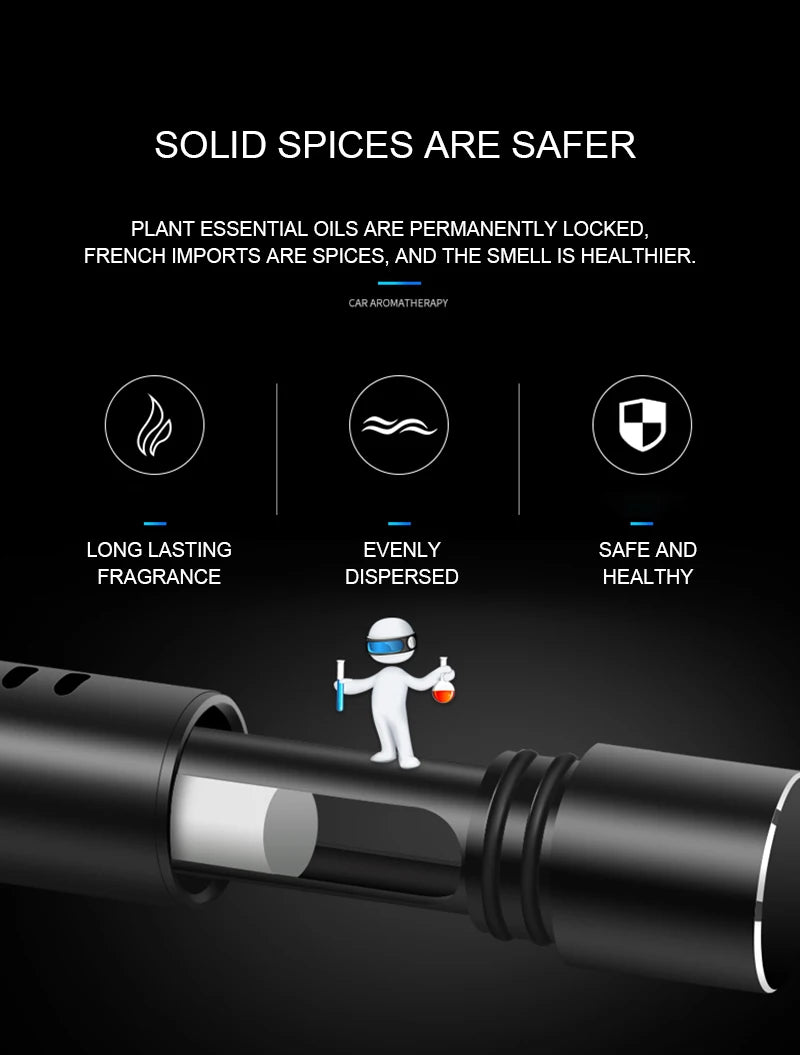 Car Air Vent Perfume Car Air Freshener Aroma Car Perfumes Car Solid Freshener Air Conditioning Perfume With 5pc/1pc Perfum Stick
