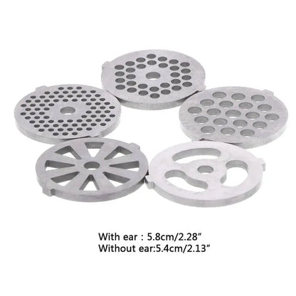 Meat Grinder Plate Net Knife Meat Grinder Parts Stainless Steel Meat Hole Plate