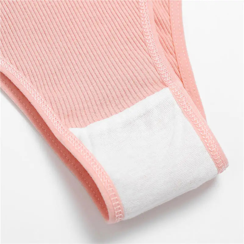 5PCS/Set Cotton Lingerie Panties Sexy Underwear Women Briefs Tangas Female Underpants Pantys Thong Panties Bikini Solid 13 Color