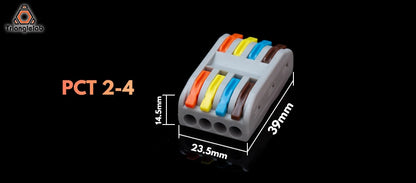 Trianglelab Mini Fast Wire Cable Connectors High Quality Cable Plug Line Connector Heater Thermistor MOTOR Line Extension