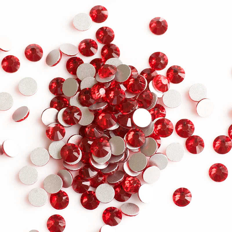 YANRUO 2058NoHF All Color SS16-SS30 Non Hot Fix Sewing Rhinestones Glass Crystal 3D Nail Art Rhinestones For Dress Clothes
