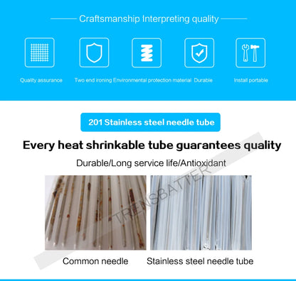500/1000pcs 40mm 45m 60mm Fiber Optic Fusion Protection Splice Sleeves Heat Shrink Tube Fiber Optic Hot Melt Tube optic smouve
