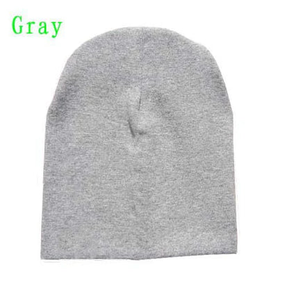 6M-3Y Baby Knitted Hat Scarf Set Solid Color Cotton Hip Hop Beanie Warm Toddler Cap for Boys Girls Spring Autumn Winter